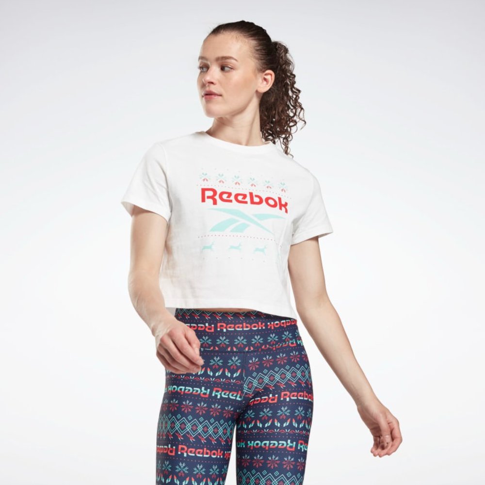 Reebok cropped T-Shirt NWT size s